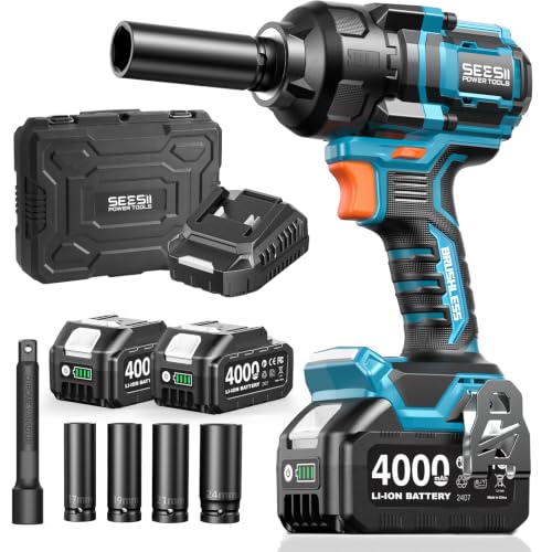 SEESII 1/2-Inch Impact Wrench, 886 ft-lbs