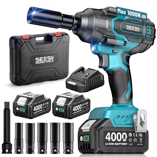 SEESII WH760 1/2-Inch Impact Wrench, 738 ft-lbs