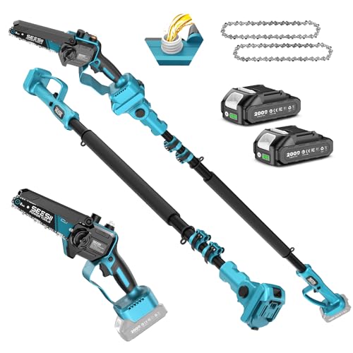 SEESII 2-in-1 Pole Saw & Mini Chainsaw