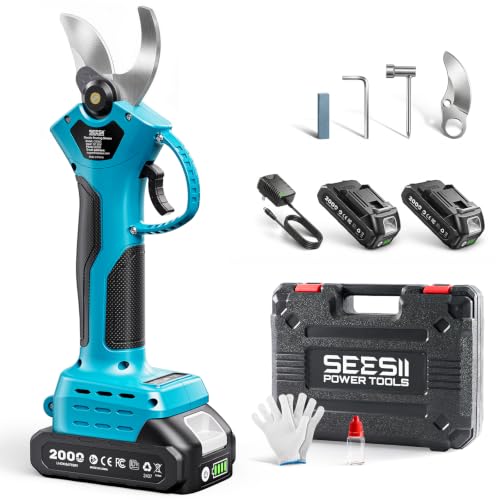 SEESII Electric Pruning Shears, 1.4-inch cut
